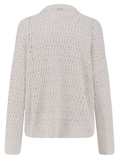Maglione girocollo crochet BRUNELLO CUCINELLI | MCO564700C8925